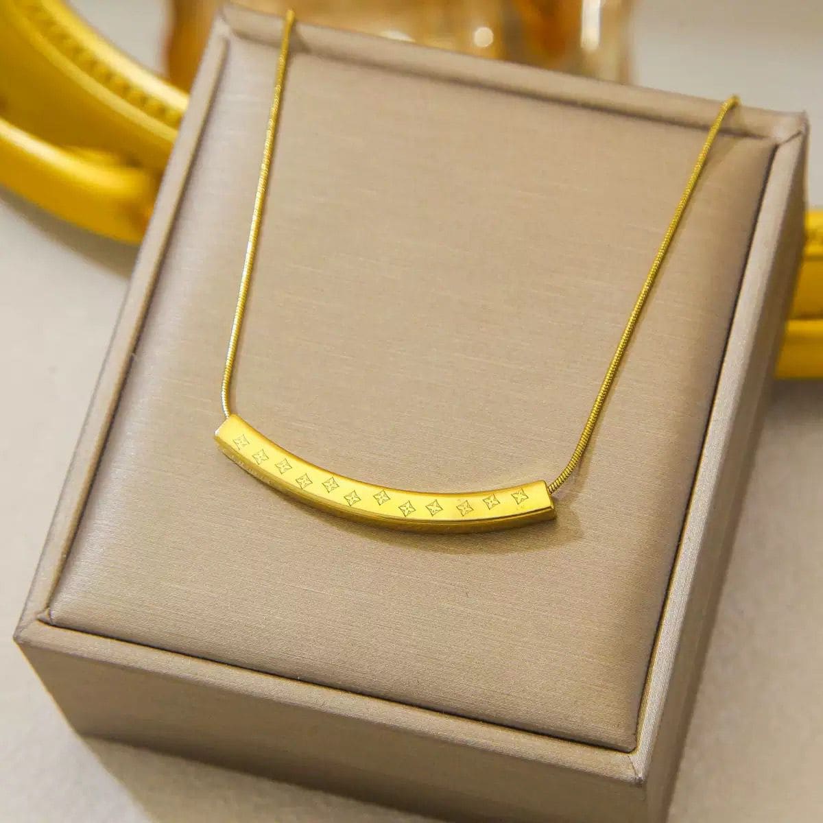 Golden Bar Necklace