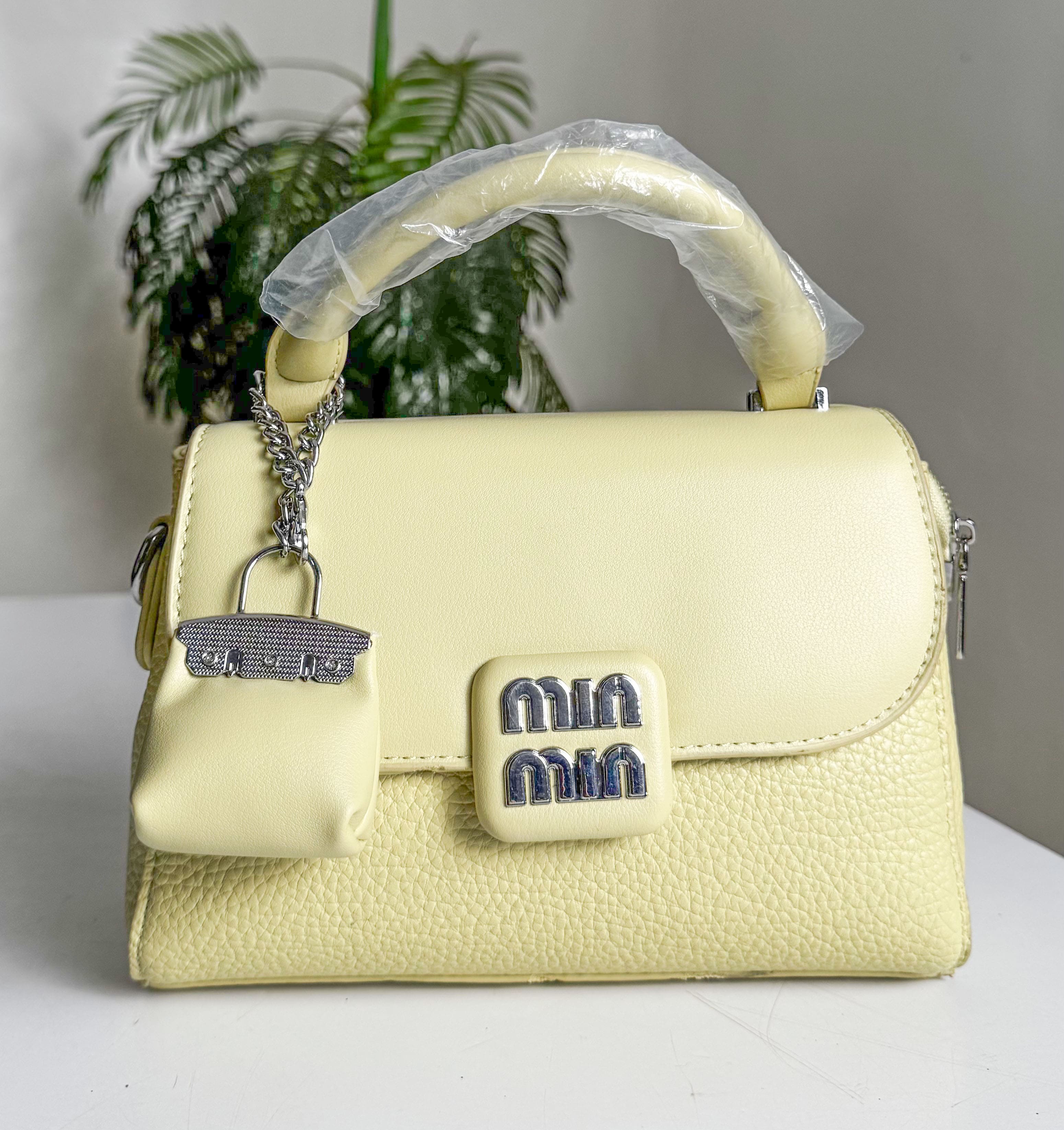 Belinda Monogram Top-Handle Bag