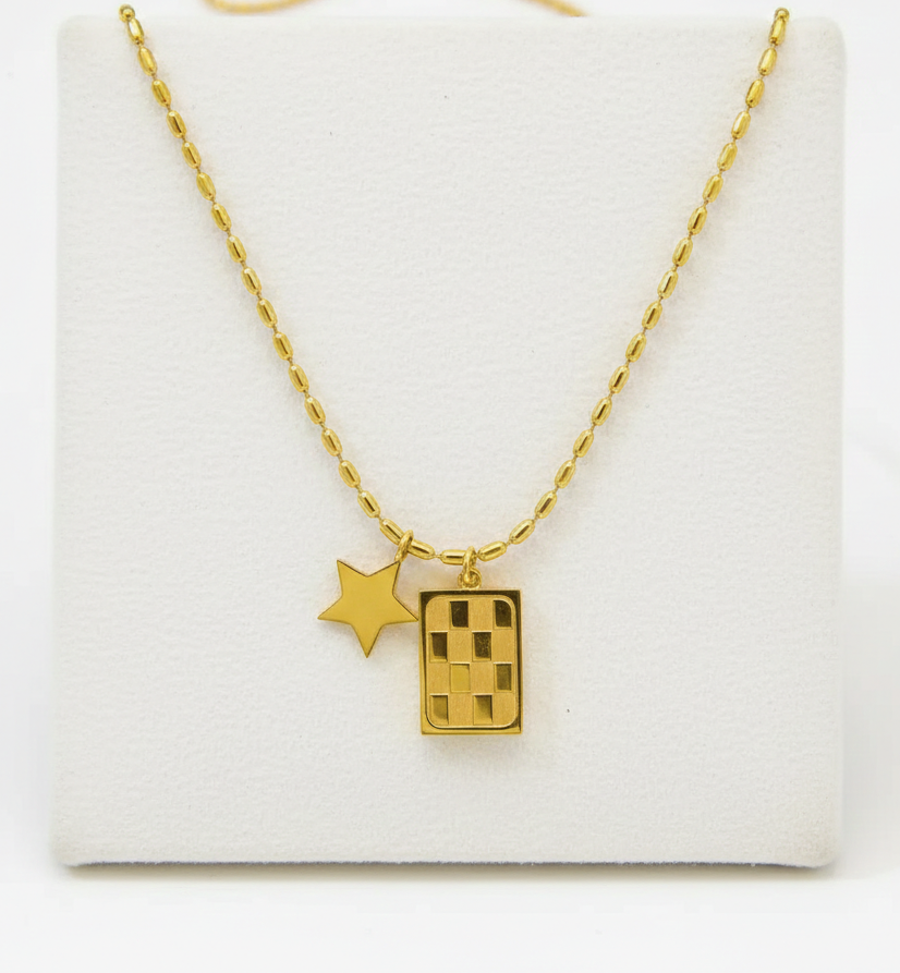 Starry Tablet Necklace