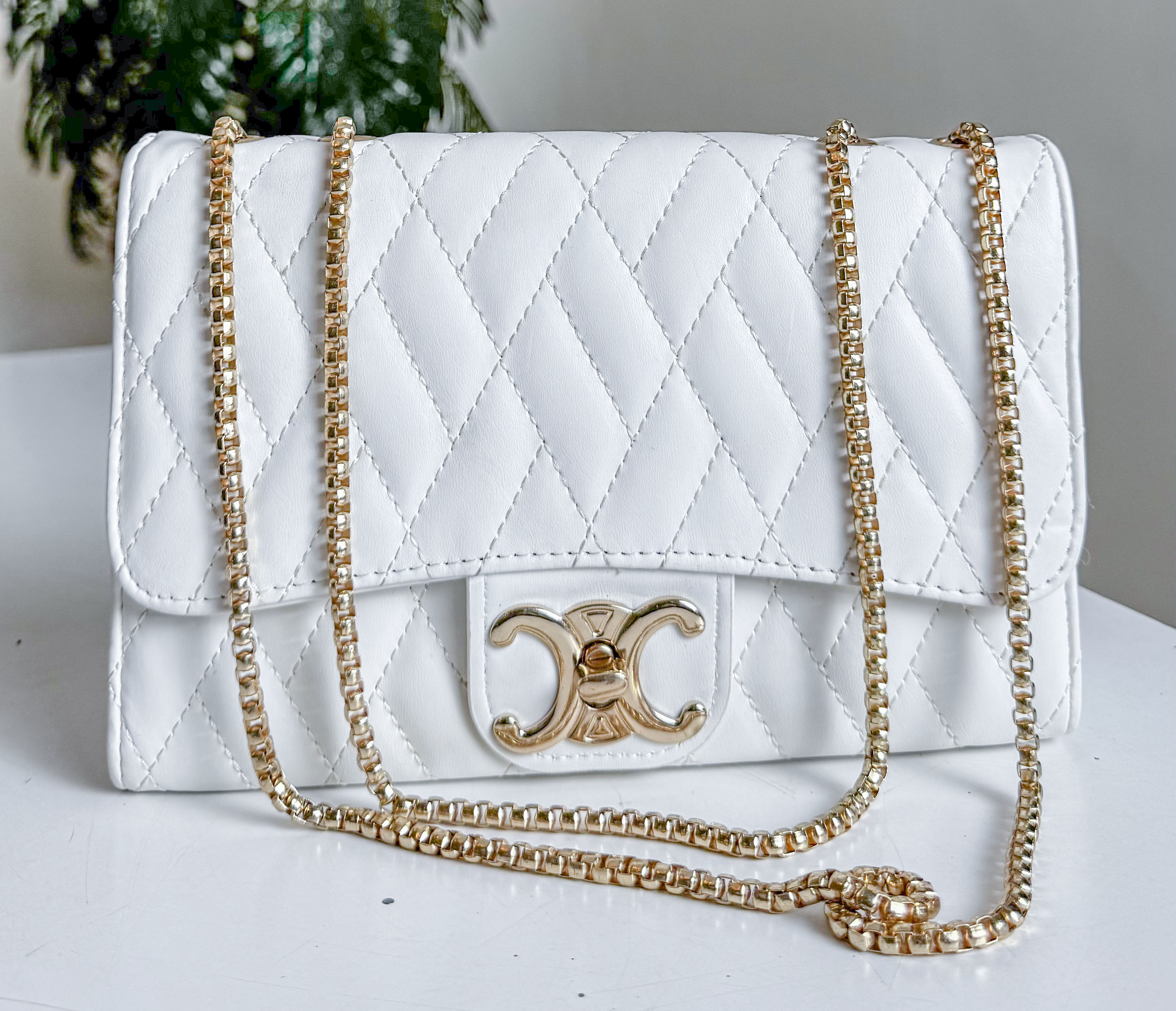 Quilted Triomphe Chain Bag