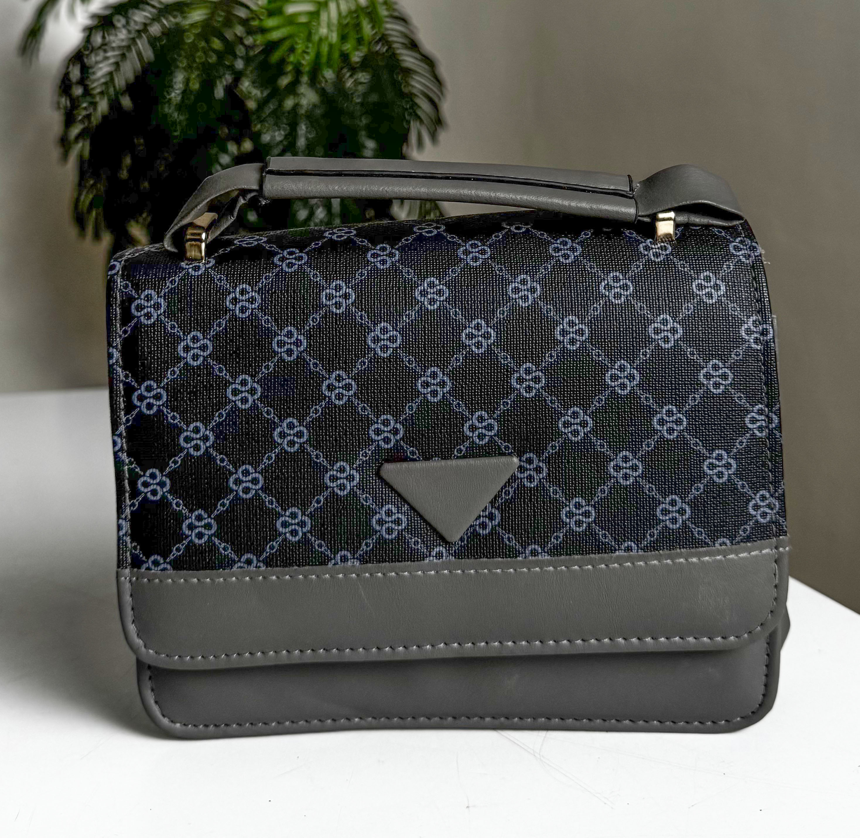 Monogram Geo Crossbody Bag