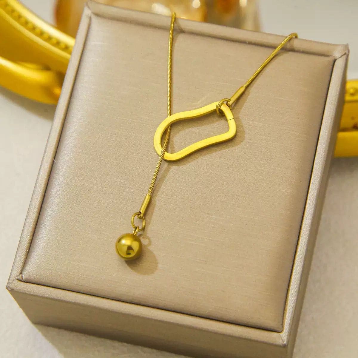 Aura Geometric Lariat