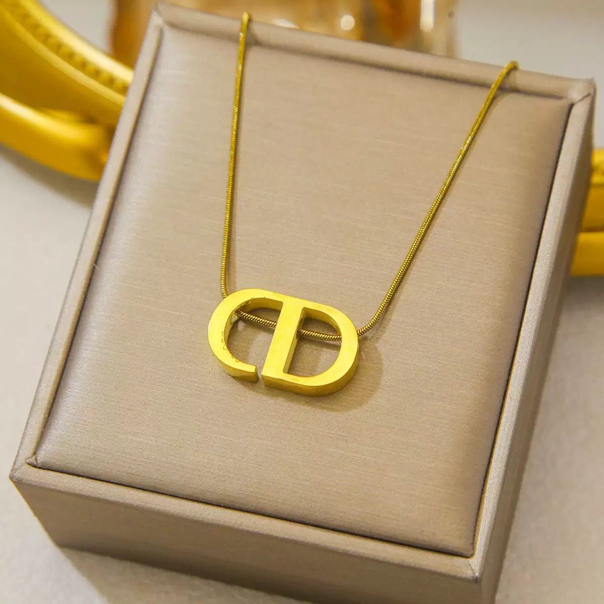 CD Signature Gold Necklace